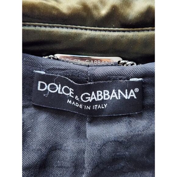 Dolce & Gabbana Khaki and Black Trench Coat - Picture 4 of 10